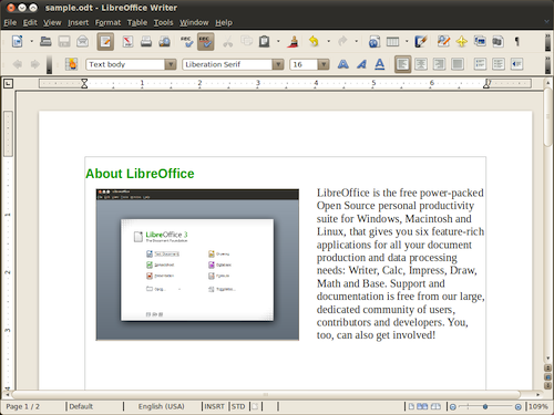 libreoffice writer for android