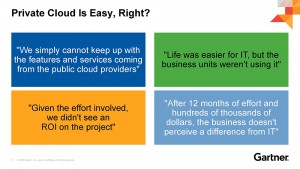 Private cloud disappointment