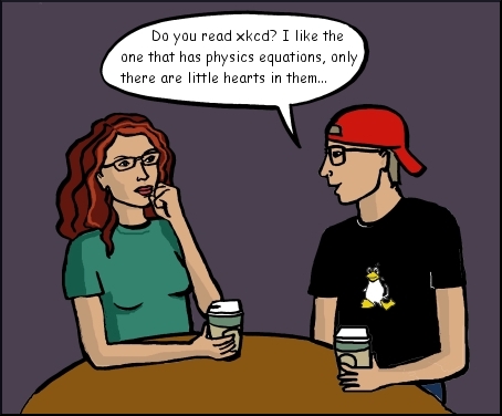 IT Guy cartoon xkcd love