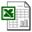XLS file extension icon