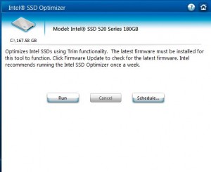 Drive optimizer works as it should.