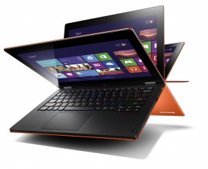 The Lenovo Yoga 13 runs full-blown Win8 and has a great tablet ethos, too.