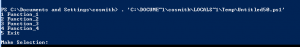 Powershell Menu