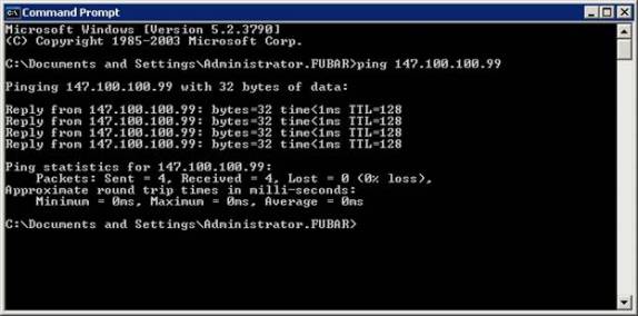 Cannot Ping A Machine On Network Windows 7