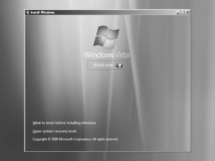 Windows Vista Installation Tips