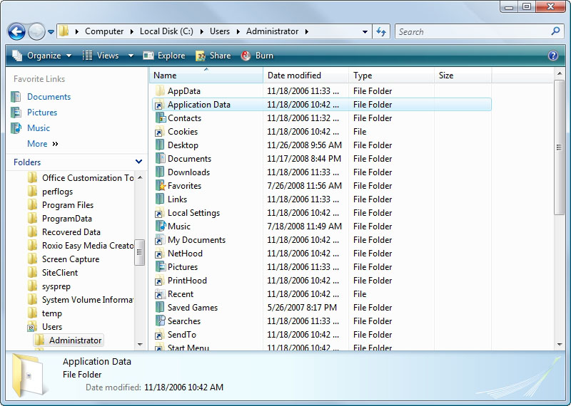 My Cookies Stored Windows Vista