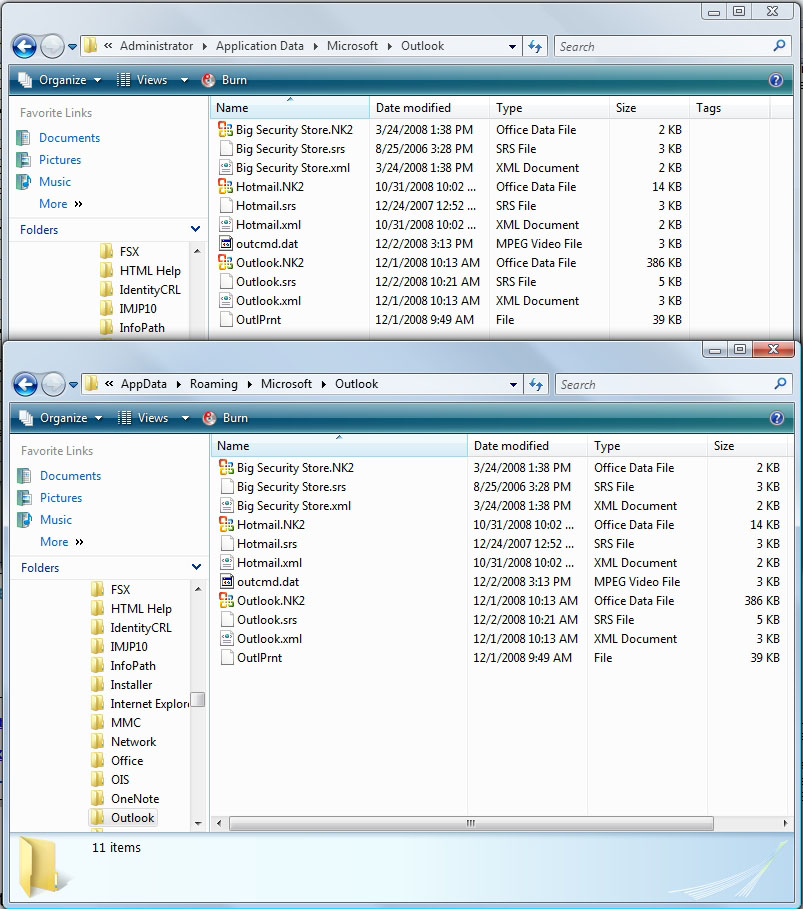 Vista Xp Roaming Profiles