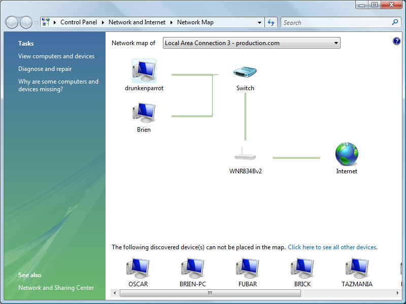 how to network windows vista and windows xp