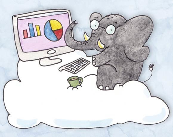 Hadoop on the cloud (SOURCE: Illustration by Mike Kloran)