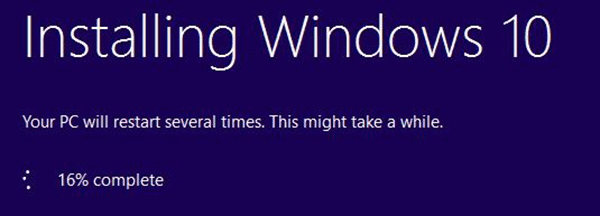 Installing Windows 10