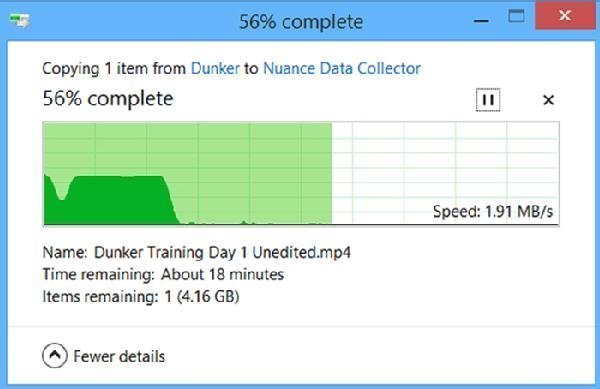 Copying files over the network