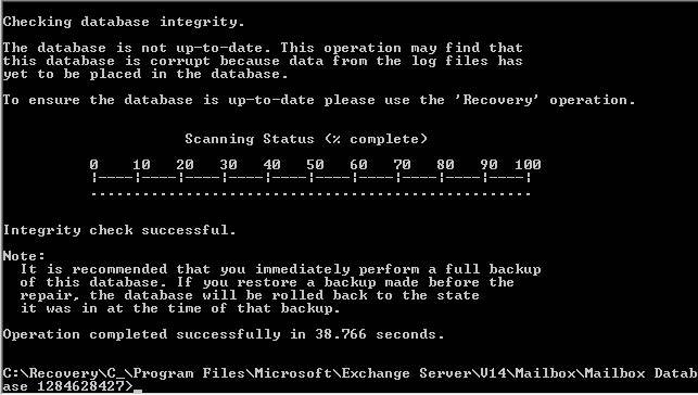 Microsoft Exchange 2010 Mailbox Repair Tool