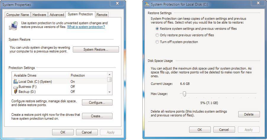 System Config In Vista