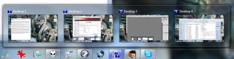 Multiple Desktop Windows Vista