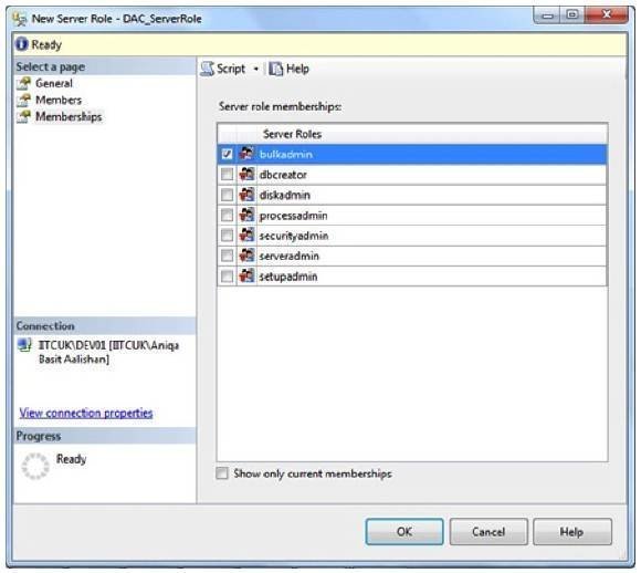 Membership SSMS