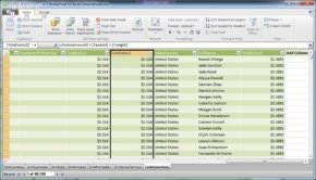 Figure 2. You can omit the table names in a DAX formula when working in the same table.