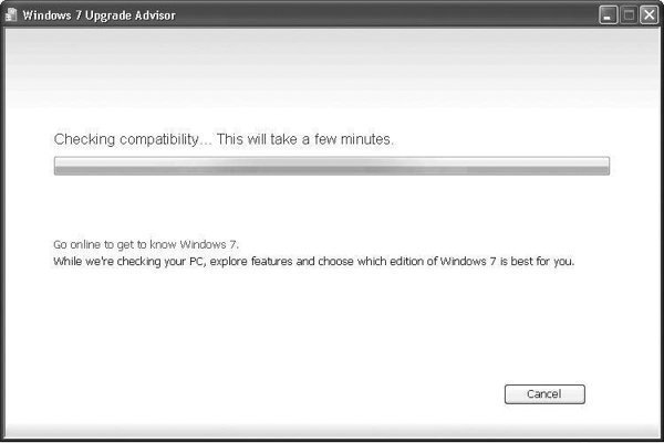 Vista To Windows 7 Upgrade Test