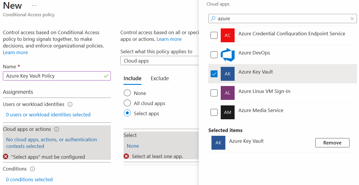 Add User To Access Policy Azure Key Vault