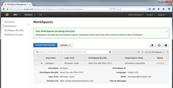 workspaces client