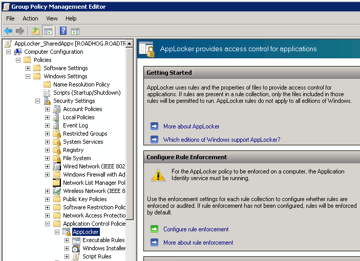 windows server 2008 r2 applocker