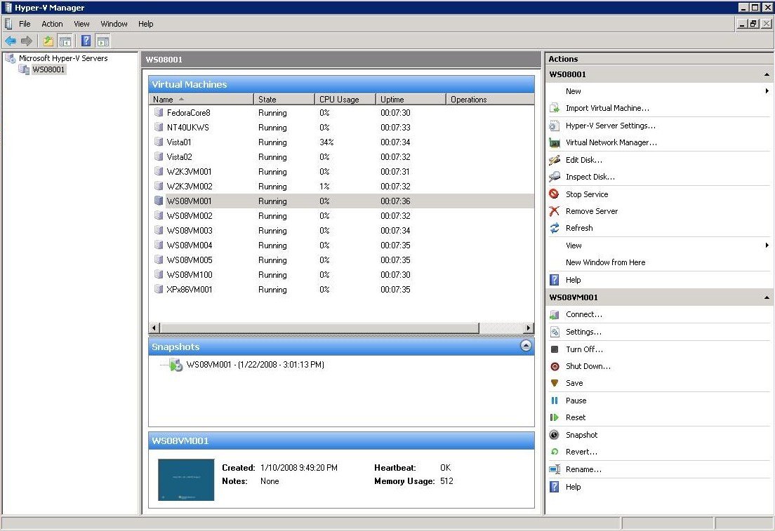 Microsoft Windows Server 2008 Hyper V Solution Overview