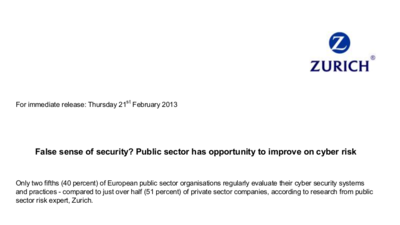 Zurich Insurance Group - False Sense of Security - Public sector has opportunity to improve on cyber risk.png