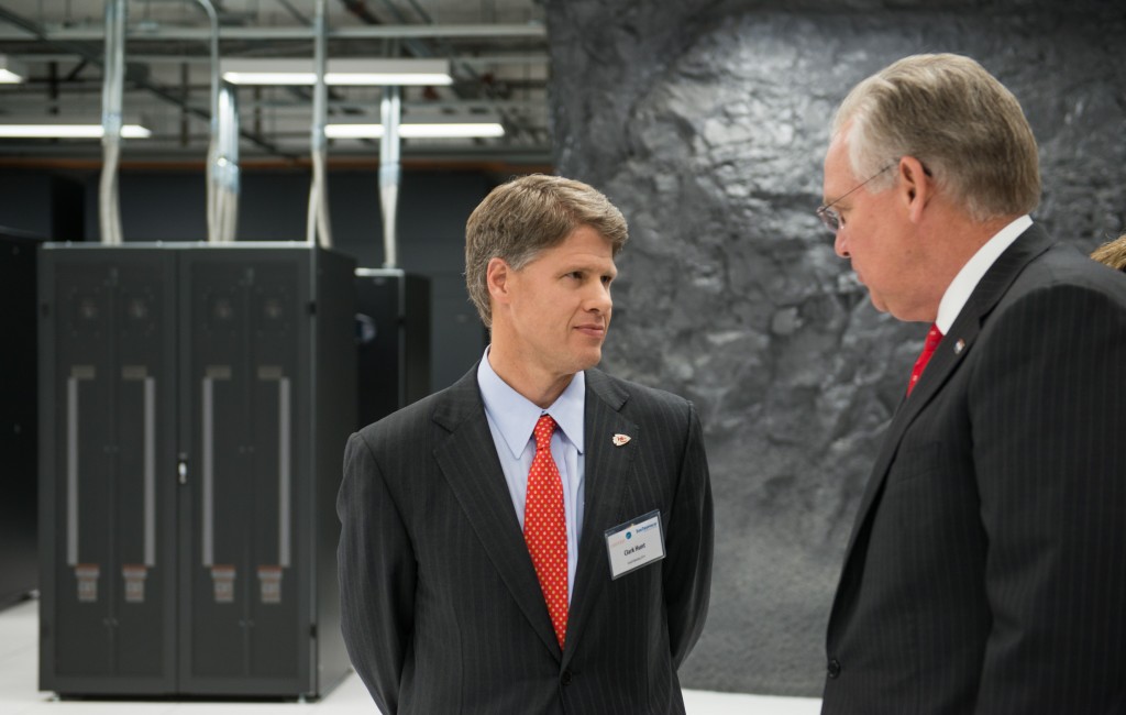 Inside Lightedge Solutions' underground data center.