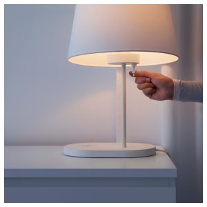 Bedside lamp wireless charger