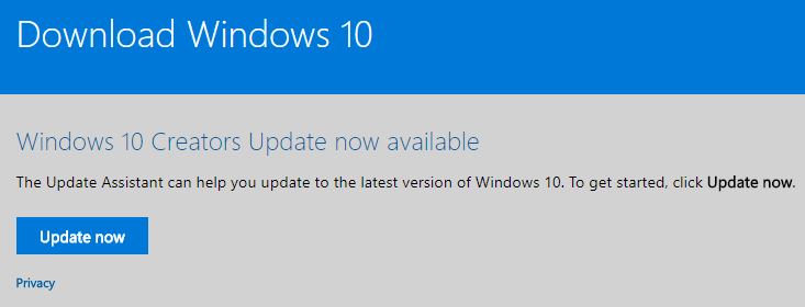Done Waiting for Win10 Version 1703