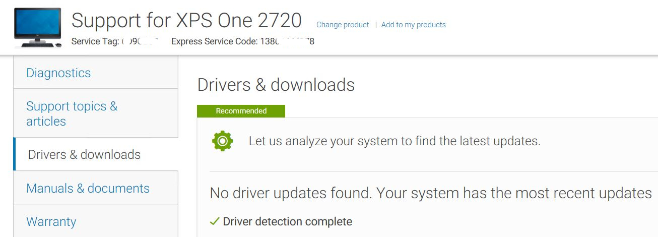 When Updating Drivers Check Vendor Support