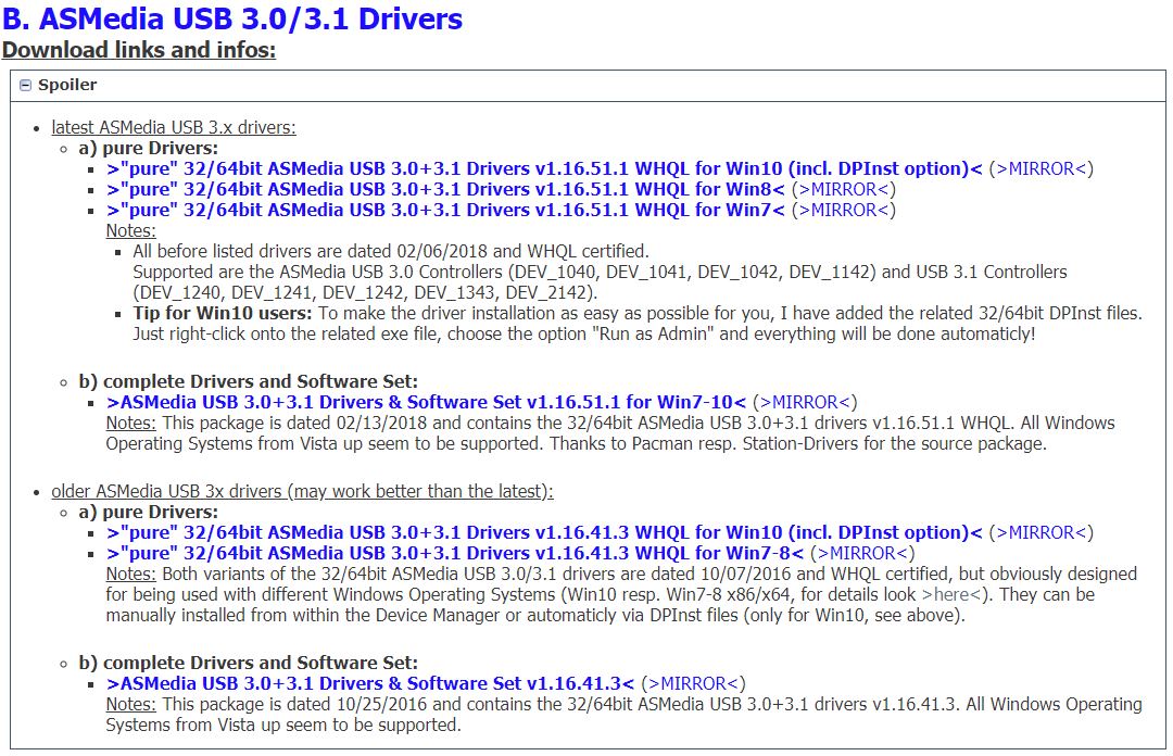 asmedia usb 3.1 driver