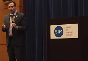 TCE Strategy CEO and cybersecurity expert Bryce Austin during his session on IoT security at the recent SIMposium 2016.