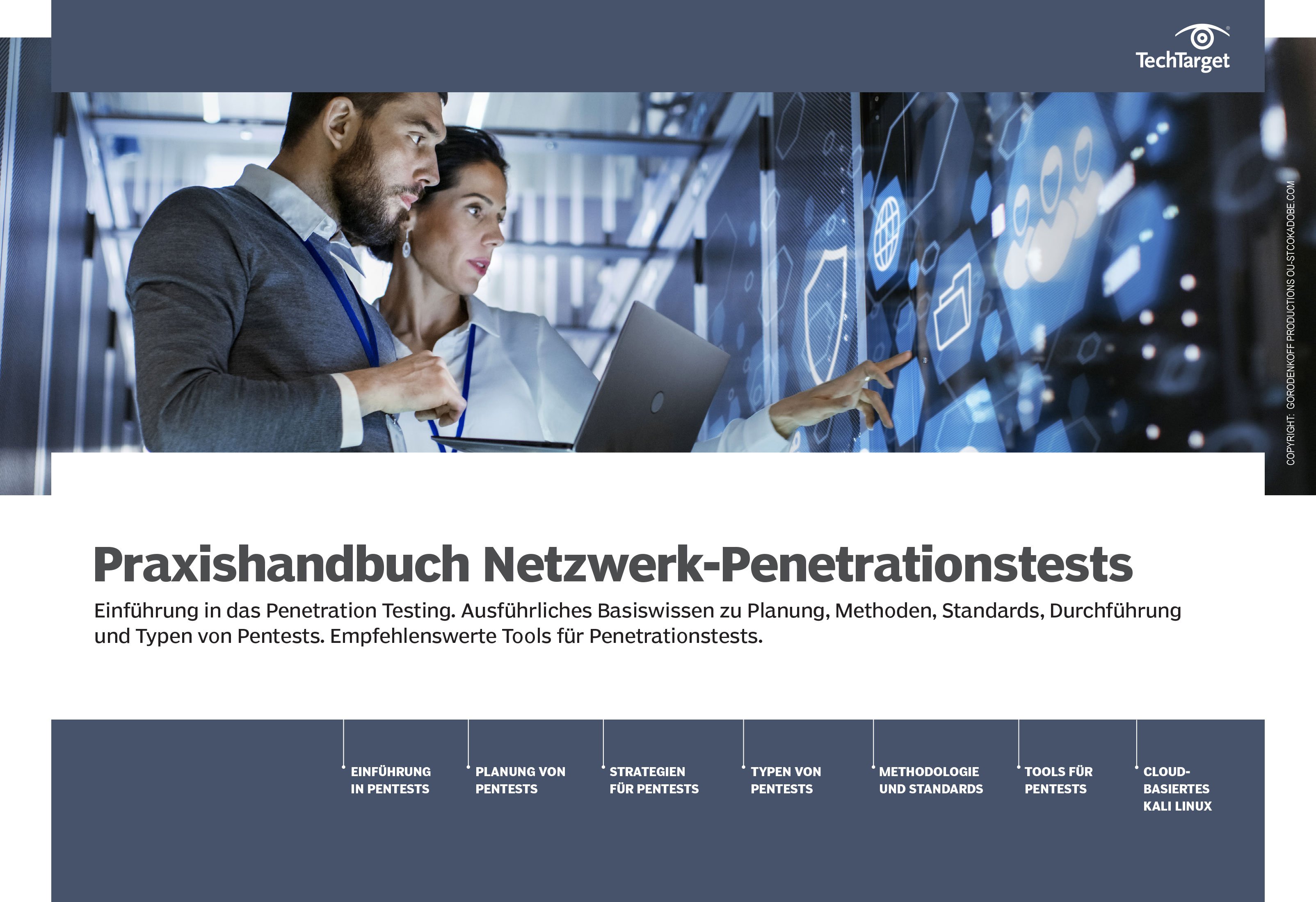 Dieses E-Handbook bietet Ihnen auf 35 Seiten eine Einführung in das Penetration Testing. Sie erhalten ausführliches Basiswissen zu Planung, Methoden, Standards, Durchführung, Tools und Typen von Penetrationstests.