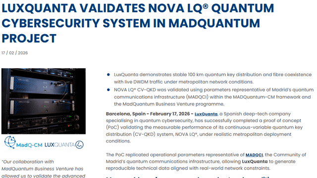 Quantum security validated over 100km on existing networks | Content Hub