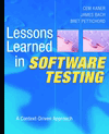 Lessons Learned in Software Testing