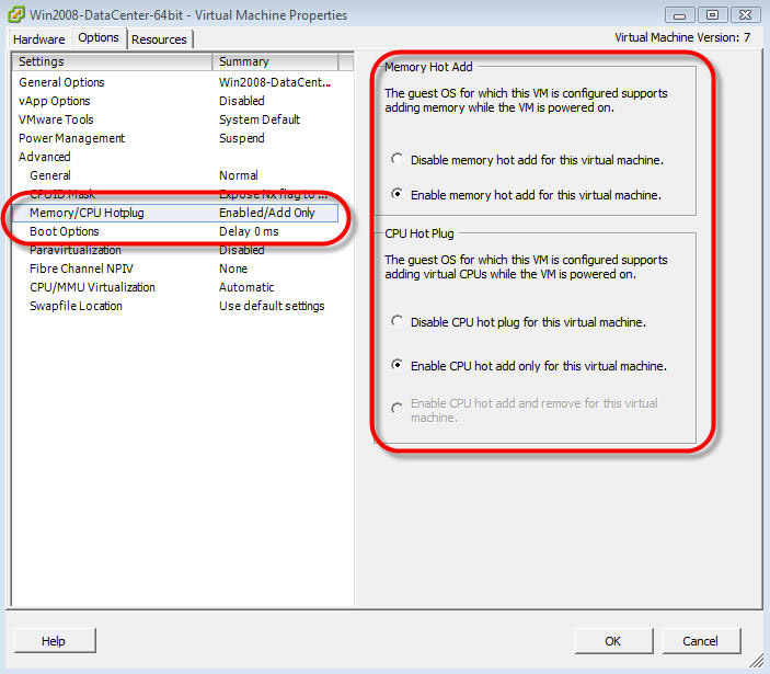 vmware esxi 5 add cpu to host