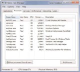 Windows Task Manager's Processes tab screen shot