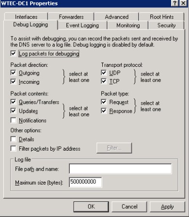 Configuring Dns Server Properties