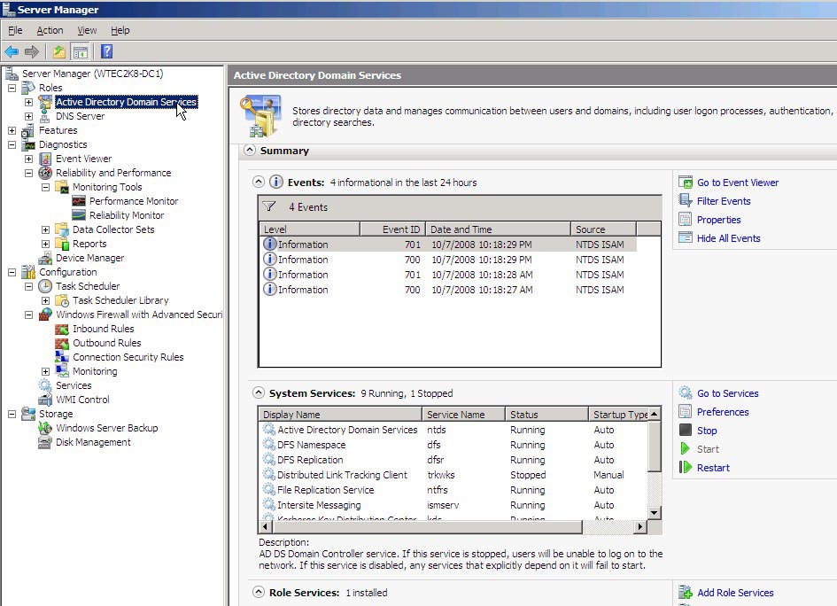 windows server 2008 security features