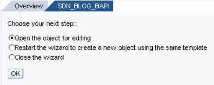 Editing the object