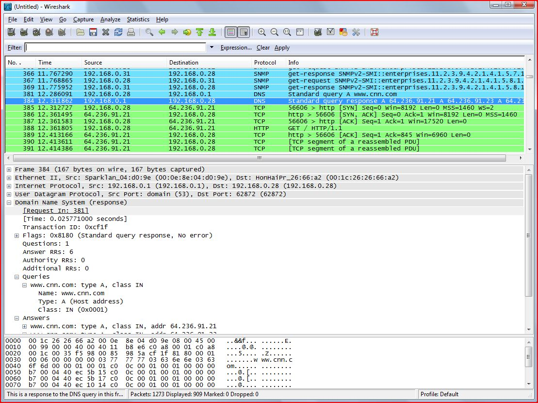 how to use wireshark to capture network traffic