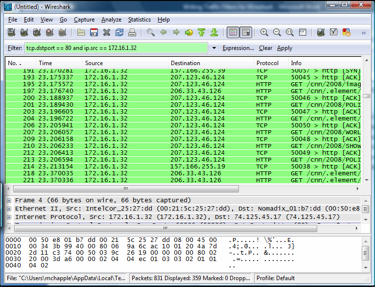 how to run a wireshark capture