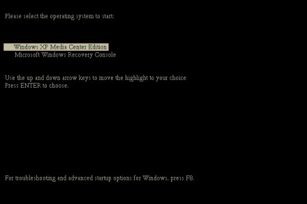 how to use windows recovery console xp