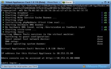 cacti virtual appliance