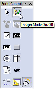 design view form controls