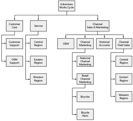 Microsoft Organizational Chart