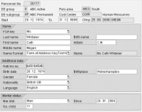 Infotype 0002 for Great Britain with Country-Specific Field National