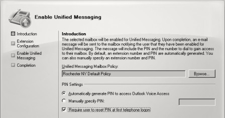 Enable Unified Messaging