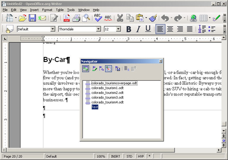 openoffice documents