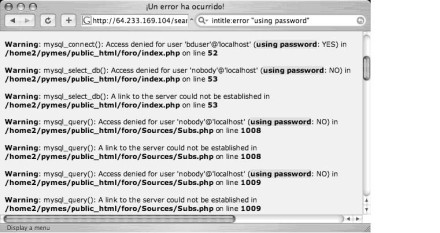 Google Hacking Ten Security Searches That Work